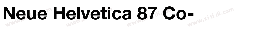 Neue Helvetica 87 Co字体转换